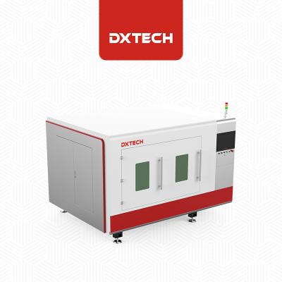 China New design best design dxtech high precision fiber laser water cooled cutting machine 3kw for sale