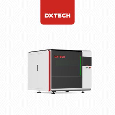 China Cost effective water cooled dxtech silver making fiber laser metal high precision cutter machine 1313 1390 for sale