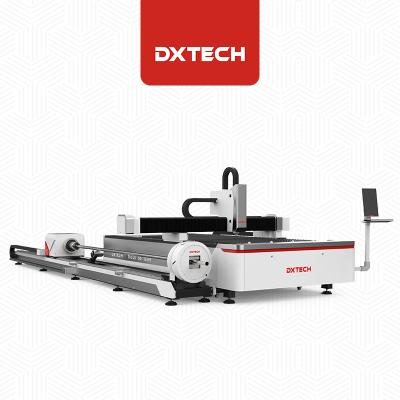 China DXTECH VOL 1.5kw 2KW 3KW raycus fiber laser water cooled cutters sheet and metal stainless steel tube laser cutting machine price for sale