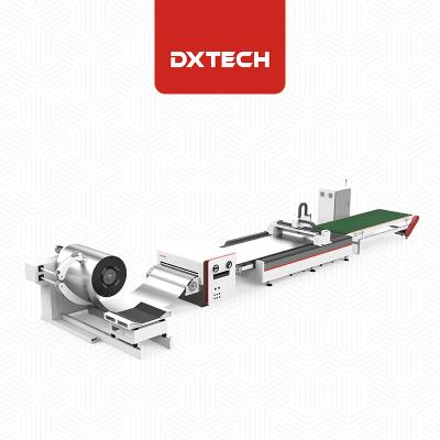 China China 2000W 1500W decoiling price and self-leveling water-cooled carbon steel metal coil fiber laser cutting machine prices for sale