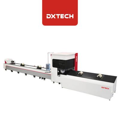 China Large Water Cooled Type Pneumatic Chuck 6m Pipe Cutting Machine With Ipg Raycus 3kw 4kw Metal Fiber Laser Cutting Machine Pipe Cutter for sale