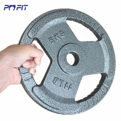 China Durable 5kg 10kg 15kg 20kg 25kg Cast Iron Painted Barbell Dish Weight Paint Plate for sale