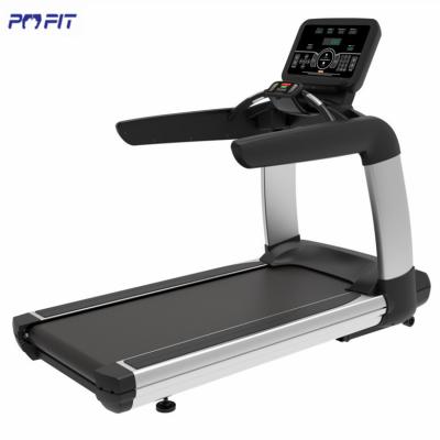 China Safe commercial electric motor 7hp gym fitness machine vacu running vacuum treadmill with TV for sale