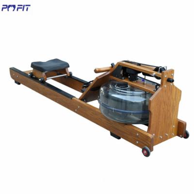 China Universal High Quality Exercise Workout Indoor Oak Wood Water Tank Rowing Machine Rowing Machine for sale