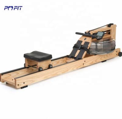 China Portable Home and Commercial Used Gymnasium Rowing Machine Rowing Machine Wooden Seated Water Rower Tank for sale