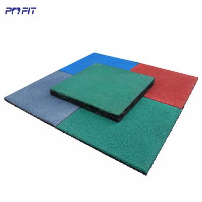 China Durable Custom Gym Mat Foam Rubber Flooring Exercise Mat Tiles Blue Gym Flooring For Gym Center for sale