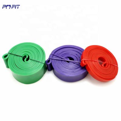 China Custom High Fitness Power Gym Loop Elastic Logo Elastic Band Workout Wall Resistance Training Band for sale