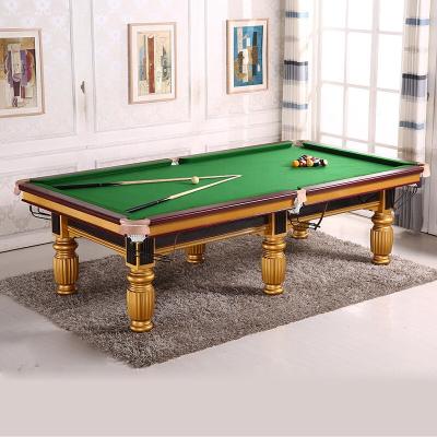 China 100% real china usadas billiards snooker pool table 9ft pool mesa de snooker leather billiard maker 100% manufacturer for sale