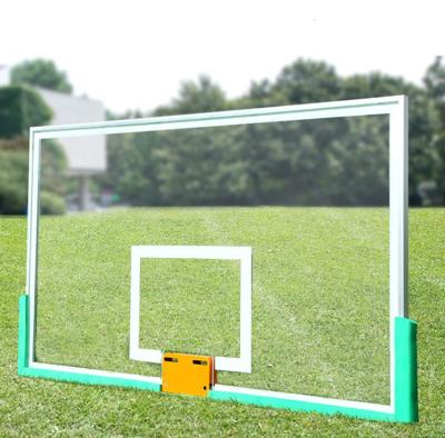 China Corrosion Resistance Custom 12mm Thickness Standard Cheap Price Tempered Glass Basketball Board for sale