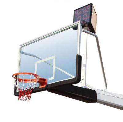 China Durable Custom Thickness Basketball Backboard Fiberglass Basketball Board Standard Size With Ring for sale