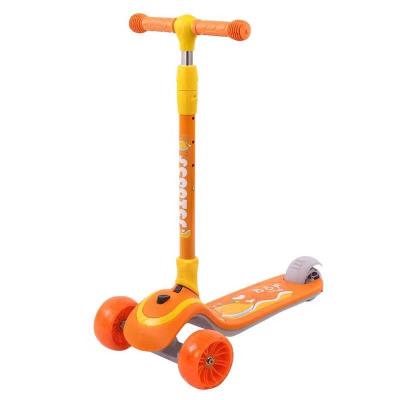 China Child Flexible Foldable Height Adjustable CE certification with Light and Music Kids Kick Foot Scooters for sale