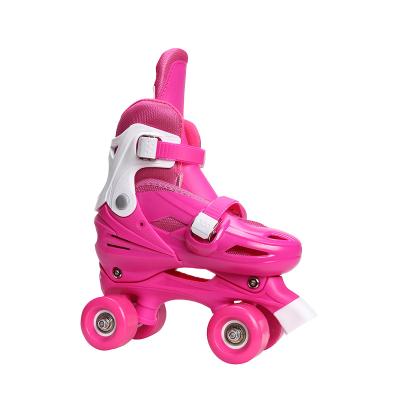 China MESH Factory for Sale Macaron Creative Color Cheap Double Rows 4 Wheels Sensitive Brake Waterproof Fit for Kids Adult Roller Skate for sale