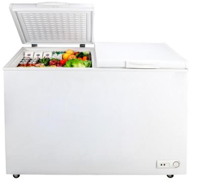 China COMPRESSOR Commercial 550 Liter Solid Refrigerator Kitchen Meat Two Door Refrigerators for sale