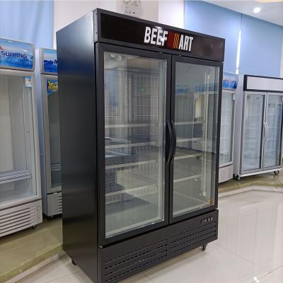 China COMPRESSOR display cabinets commercial single temperature refrigerator showcase beef cabinet BF-1000M2W for sale