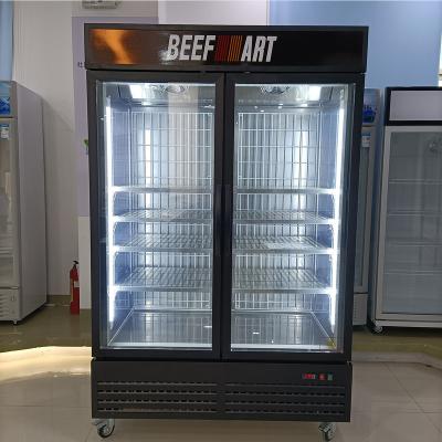 China COMPRESSOR beef freezer display / cabinet BF-1000M2W beef showcase meat refrigerator for sale