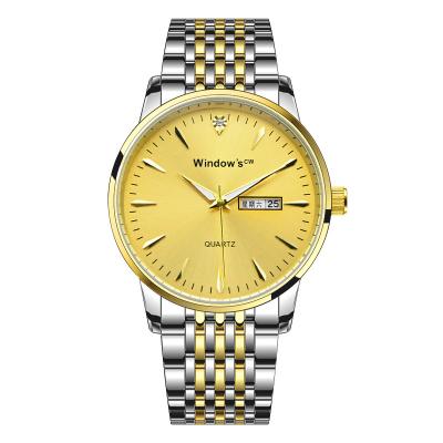 China Auto Date Water Resistant Gold Watches Wristwatch Wrist Quartz Watch for Womens Mens for sale