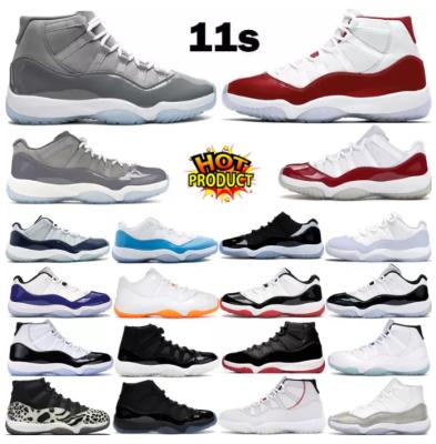 China Rubber High Quality Retro Cool Grey AJ11 Men Women Sneakers Fashion Casual Sports Shoes Basketball Shoes for sale