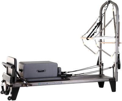 China Elina Pilates Reformer Aluminum Reformer with Combination Pilates Studio Half Trapeze Reformer Machine Yoga Fitness 229*58.5*38.5cm for sale