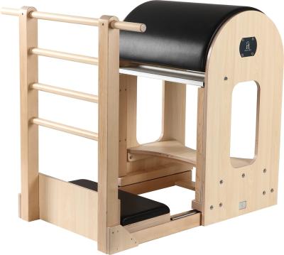 China Best Selling Wooden Barrel Ladder Studio Pilates Gymnasium Base Pilates Equipment Multi Home Yoga Gym Equipment Auto Fit 105.5*63*95.5cm for sale