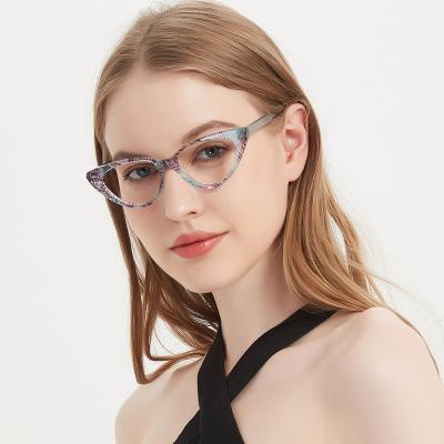 China YC OPTICAL 2022 Newest fashion cat eye spectacle frames high quality eyewear womens acetate eyeglasses frames for sale