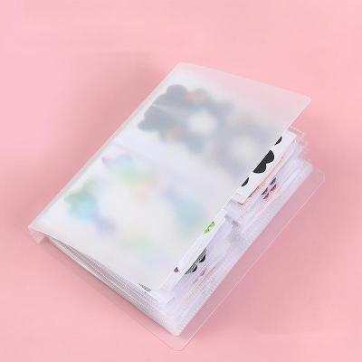 China DIY Personal Nail Art Storage Book 80 Slots 20pages Nail Stickers Decal Album Book For Nail Art for sale