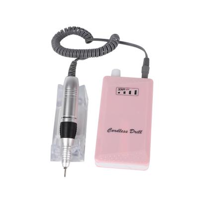 China Electric Cordless Rechargeable Salon Nail Drill Manicure Nail Drill Manicure Machine Portable Professional Pedicure Pedicure for sale