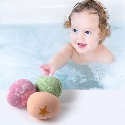 China Luxury Handmade Skin Care 100% Moisturizing Balls Shape Organic Fizzy Shower Vapor Bath Bombs for sale