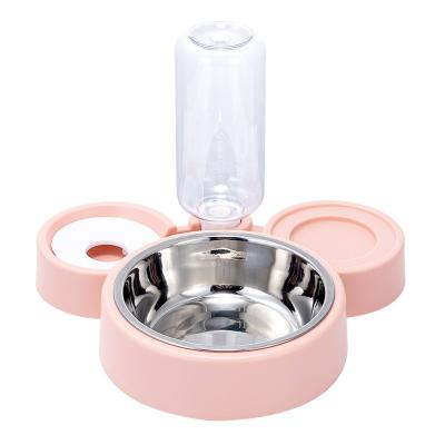 China Sustainable Style Cartoon Pet Dog Driver Auto Feeder Bowl for sale