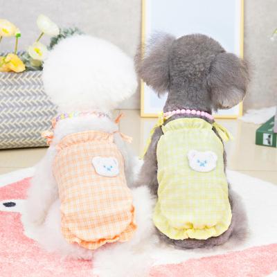 China Sustainable Sexy Dog Clothes Popular Luxury Brand Pet Apparel Cool Dog Dress Clothes for sale