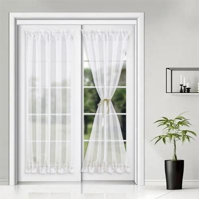 China Amazon Modern Wholesale Success Sheer French Door Curtain,Curtain Door,Glass Door Curtains for sale