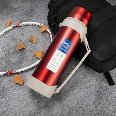 China Wholesale cheap PORTABLE hot sale factory wall thermos vacuum travel directly double jar with cups for sale