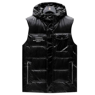 China Men's Casual Slim Fit Vintage Comfortable White Black Cotton Waterproof Bomber Jacket Men's Passionate Vest for sale