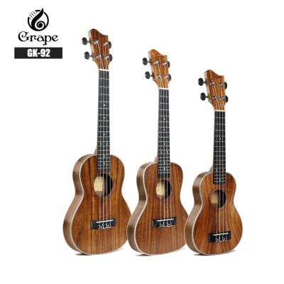 China Wholesale Slim Body Hawaii Koa Ukulele OEM Slim Body Ukulele for sale