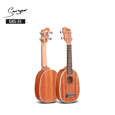 China Wholesale Pineapple Ukulele China Musical Instruments Pineapple Ukulele Soprano 21 for sale