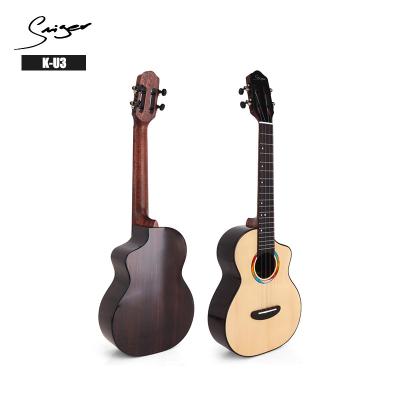 China All best smiger brand ukulele guitar direct wholesale wooden soild ukulele all wooden tenor soild ukeleles for beginners for sale