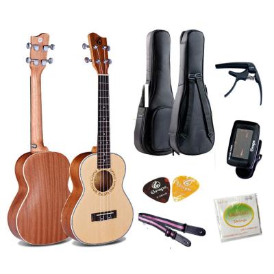 China Wholesale price satin finish ukulele all size concert ukulele flawless humpback kit for beginner for sale