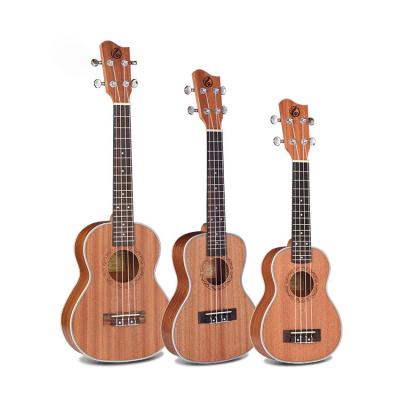 China Satin Finish Ukulele All Sizes Ukulele Price With Custom Logo Mahogany Ukulele for sale