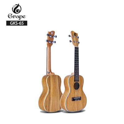 China China Finish Hot Sale Brand Amazon Satin Ukulele Zera Wood Ukulele With Soprano,Concert,Tenor for sale