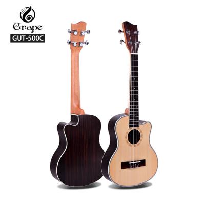 China Cut Ukelele Tenor Concert Rosewood Musical Instrument Ukelele Tenor Ukulele Kits for sale