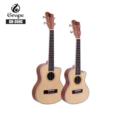 China Custom Flawless Smiger Cut LOGO Ukulele Ukulele 4 String Guitars Kit Cut Ukelele for sale