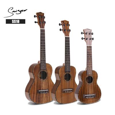 China Best quality high gloss finish ukulele solid ukulele koa wood with cheap price for sale