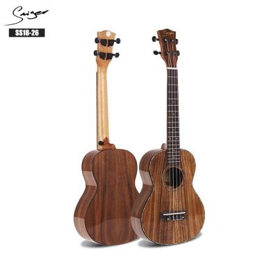 China Cheap Brand High Gloss Finish Guitars China Ukulele Ukulele Kit With Ukulele Case for sale