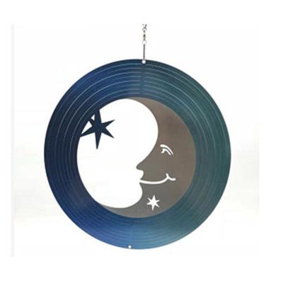 China Europe Etching Custom People Art Steel Business Gift Christmas kc Ornament Outdoor Color Printing Wind Chime Decoration Etching Candle for sale