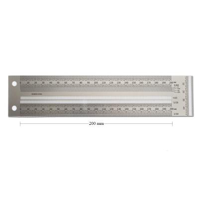 China Custom Metal Ruler Straight Ruler kc Ruler Etching with Metric Scale 15cm 20cm 30cm 50cm Stainless Steel, Metal Accecpted for sale