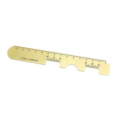 China Stainless Steel Logo Customized Kc Etching Accecpted Laser Metal Scale Straight Aluminum Ruler Scale Ruler 0.05mm~1.0mm Available for sale