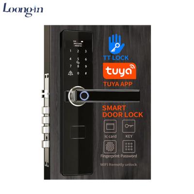 China Factory Price Digital TTlock App Rfid Card Keyless Hotel Door Lock With D2 Management Software System for sale