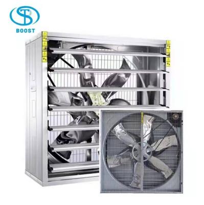 China Poultry Farms Automatic Shutter Large Air Volume Ventilation Exhaust Fan For Greenhouse / Factory for sale