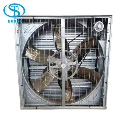 China Poultry Farms Industrial Exhaust Fan With Cooling Pad For Greenhouse Cooling System for sale