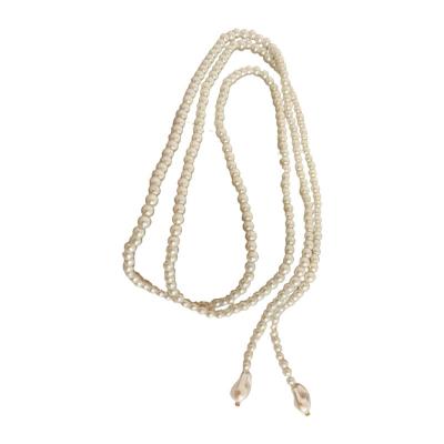 China Fashion Jewelry Running Office/Career Gold Plated Minimalist Pearl Long Body Chain Necklace For Women for sale