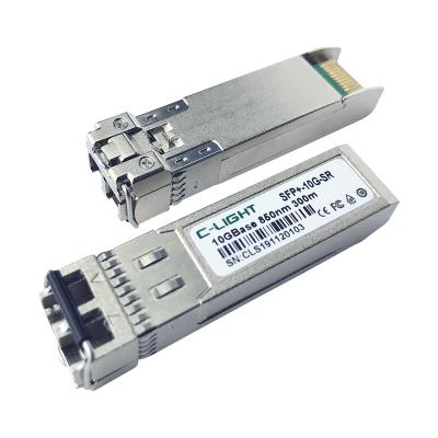 China FTTH SFP-10G-SR compatible with HPE J9150A SFP+ 850nm 300m DOM Transceiver Module for sale